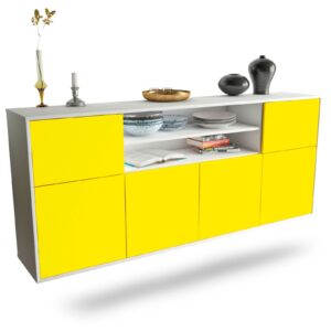 Sideboard Topeka, Gelb, hängend (180x79x35cm)