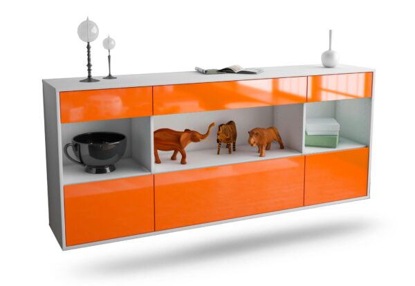 Sideboard Clarksville, Orange, hängend (180x79x35cm)
