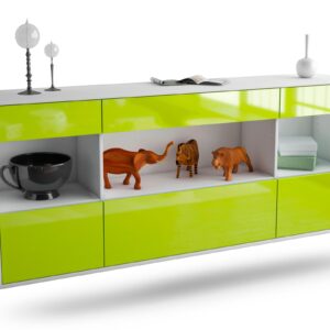 Sideboard Clarksville, Grün, hängend (180x79x35cm)