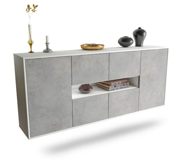 Sideboard Stamford, Beton, hängend (180x79x35cm)