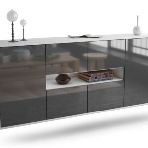 Sideboard Stamford, Grau, hängend (180x79x35cm)