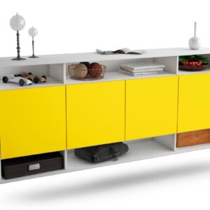Sideboard Provo, Gelb, hängend (180x79x35cm)