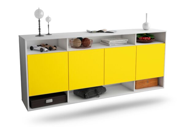 Sideboard Provo, Gelb, hängend (180x79x35cm)