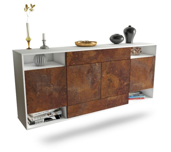 Sideboard Evansville, Rost, hängend (180x79x35cm)