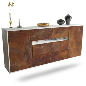 Sideboard McKinney, Rost, hängend (180x79x35cm)