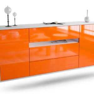 Sideboard McKinney, Orange, hängend (180x79x35cm)