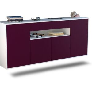 Sideboard Lansing, Lila, hängend (180x79x35cm)