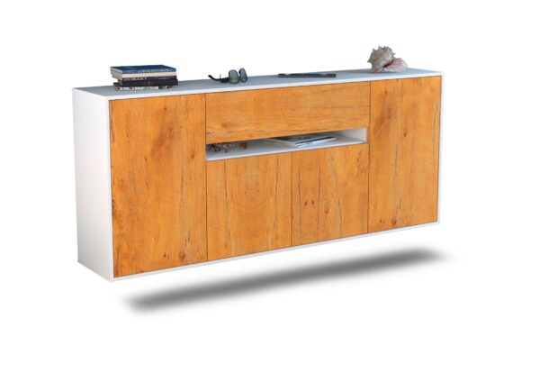 Sideboard Flint, Eiche, hängend (180x79x35cm)