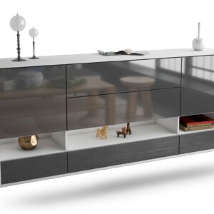Sideboard Lafayette, Grau, hängend (180x79x35cm)