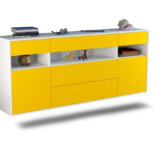 Sideboard Inglewood, Gelb, hängend (180x79x35cm)
