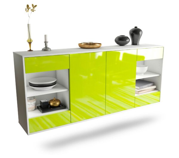 Sideboard Independence, Grün, hängend (180x79x35cm)