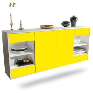 Sideboard Independence, Gelb, hängend (180x79x35cm)
