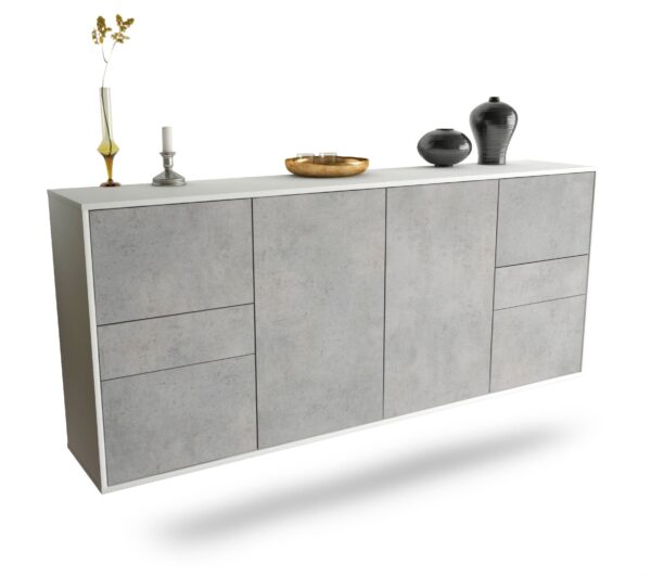 Sideboard Beaumont, Beton, hängend (180x79x35cm)