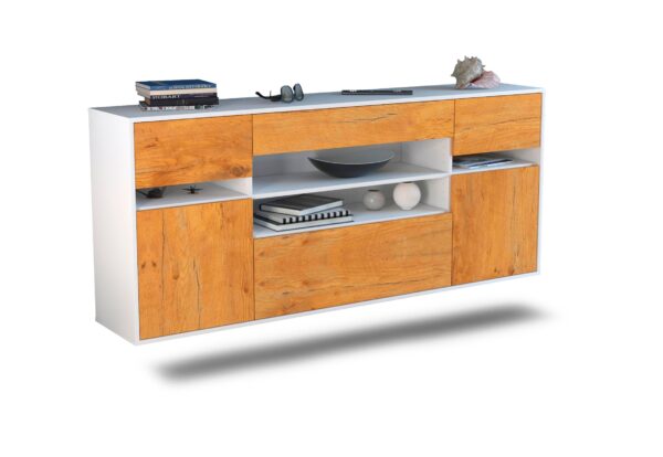 Sideboard Miramar, Eiche, hängend (180x79x35cm)