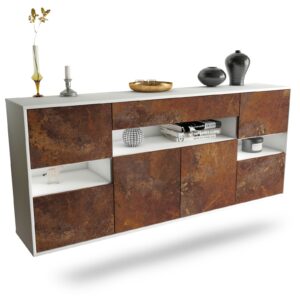 Sideboard Downey, Rost, hängend (180x79x35cm)