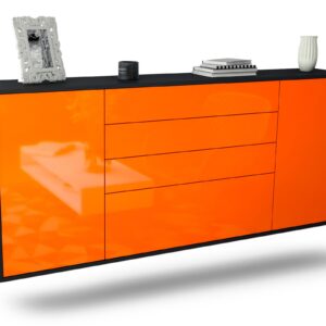 Sideboard Alexandria, Orange, hängend (180x79x35cm)