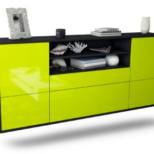 Sideboard Escondido, Grün, hängend (180x79x35cm)