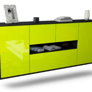 Sideboard Warren, Grün, hängend (180x79x35cm)
