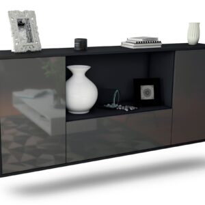 Sideboard Fort Collins, Grau, hängend (180x79x35cm)