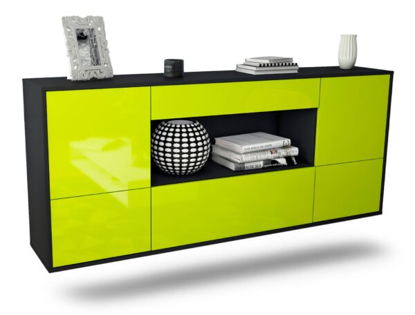 Sideboard East Los Angeles, Grün, hängend (180x79x35cm)