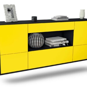 Sideboard East Los Angeles, Gelb, hängend (180x79x35cm)