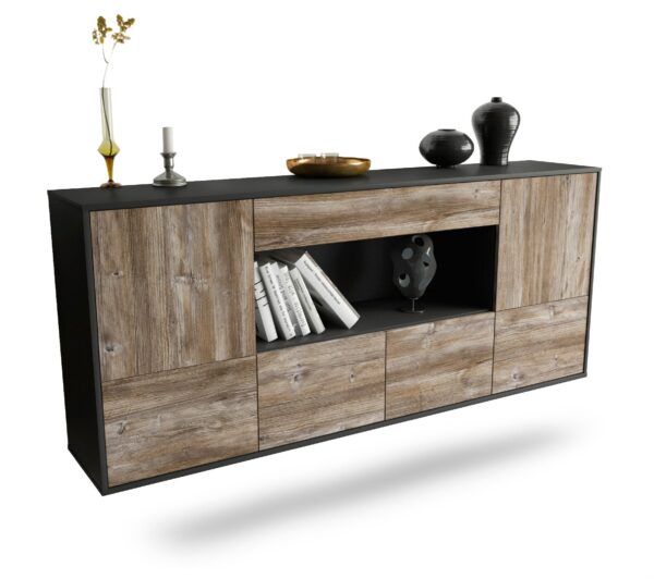 Sideboard Fullerton, Treibholz, hängend (180x79x35cm)