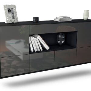 Sideboard Fullerton, Grau, hängend (180x79x35cm)
