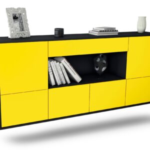 Sideboard Fullerton, Gelb, hängend (180x79x35cm)