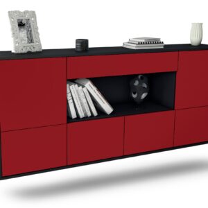 Sideboard Fullerton, Bordeaux, hängend (180x79x35cm)