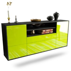 Sideboard Elk Grove, Grün, hängend (180x79x35cm)