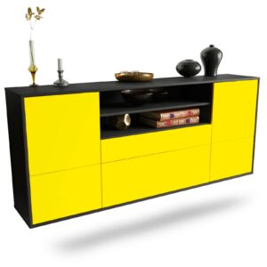 Sideboard Elk Grove, Gelb, hängend (180x79x35cm)