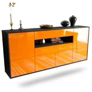 Sideboard McAllen, Orange, hängend (180x79x35cm)