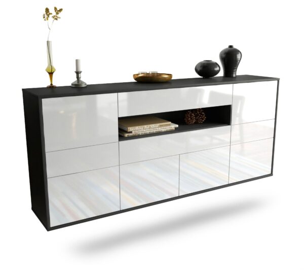 Sideboard Coral Springs, Weiß, hängend (180x79x35cm)