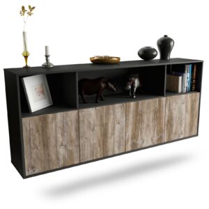 Sideboard Columbia, Treibholz, hängend (180x79x35cm)