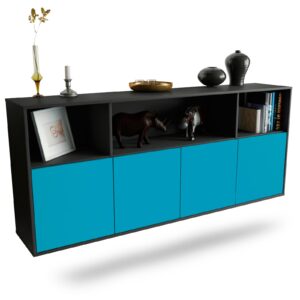 Sideboard Columbia, Türkis, hängend (180x79x35cm)