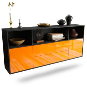 Sideboard Hartford, Orange, hängend (180x79x35cm)