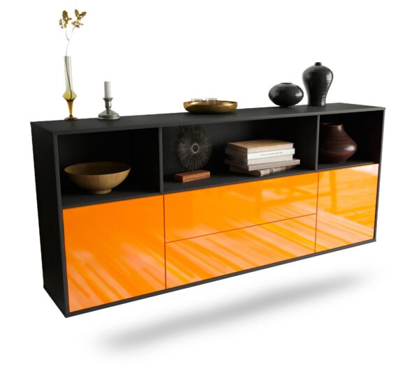 Sideboard Hartford, Orange, hängend (180x79x35cm)