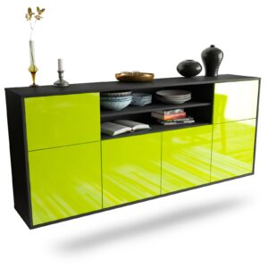 Sideboard Topeka, Grün, hängend (180x79x35cm)