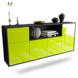 Sideboard West Valley City, Grün, hängend (180x79x35cm)