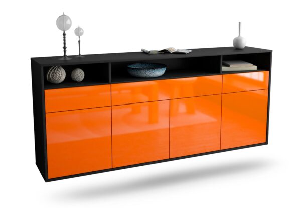 Sideboard Simi Valley, Orange, hängend (180x79x35cm)
