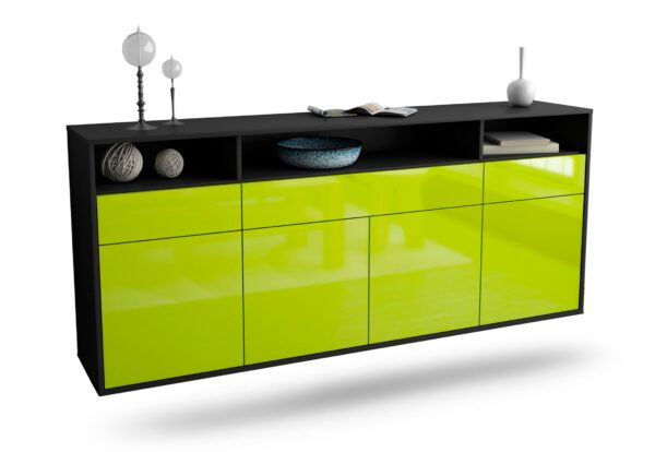Sideboard Simi Valley, Grün, hängend (180x79x35cm)