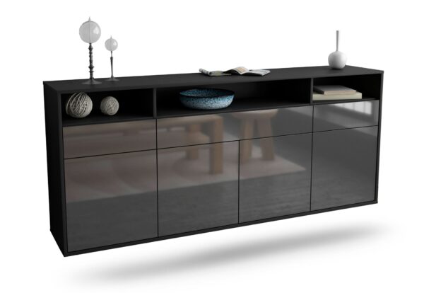 Sideboard Simi Valley, Grau, hängend (180x79x35cm)