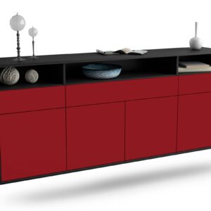 Sideboard Simi Valley, Bordeaux, hängend (180x79x35cm)