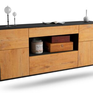 Sideboard Visalia, Eiche, hängend (180x79x35cm)