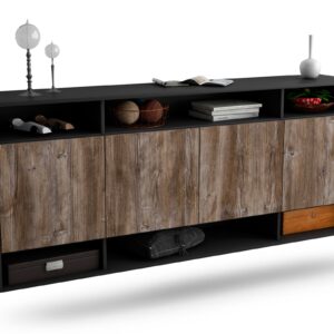 Sideboard Provo, Treibholz, hängend (180x79x35cm)