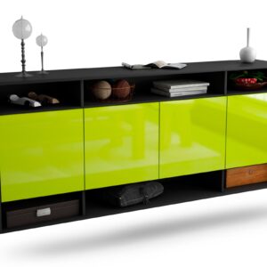 Sideboard Provo, Grün, hängend (180x79x35cm)