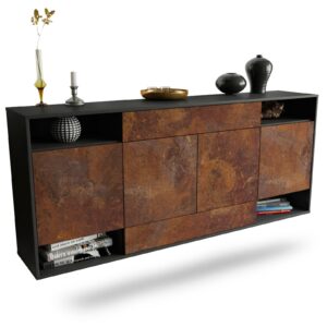 Sideboard Evansville, Rost, hängend (180x79x35cm)