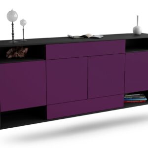 Sideboard Evansville, Lila, hängend (180x79x35cm)