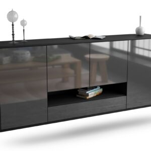Sideboard Abilene, Grau, hängend (180x79x35cm)