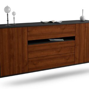 Sideboard McKinney, Walnuss, hängend (180x79x35cm)